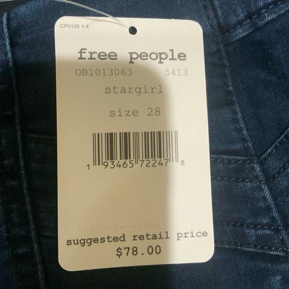 We The Free People Stargirl Jegging Jeans Womens 28 High Rise Skinny Stretch NWT - Picture 11 of 11